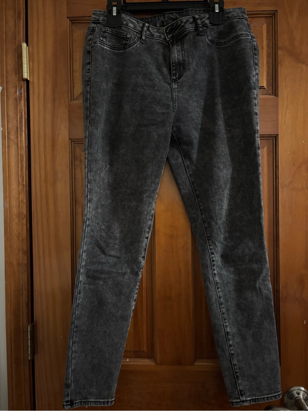 Washed Black Skinny Jeans